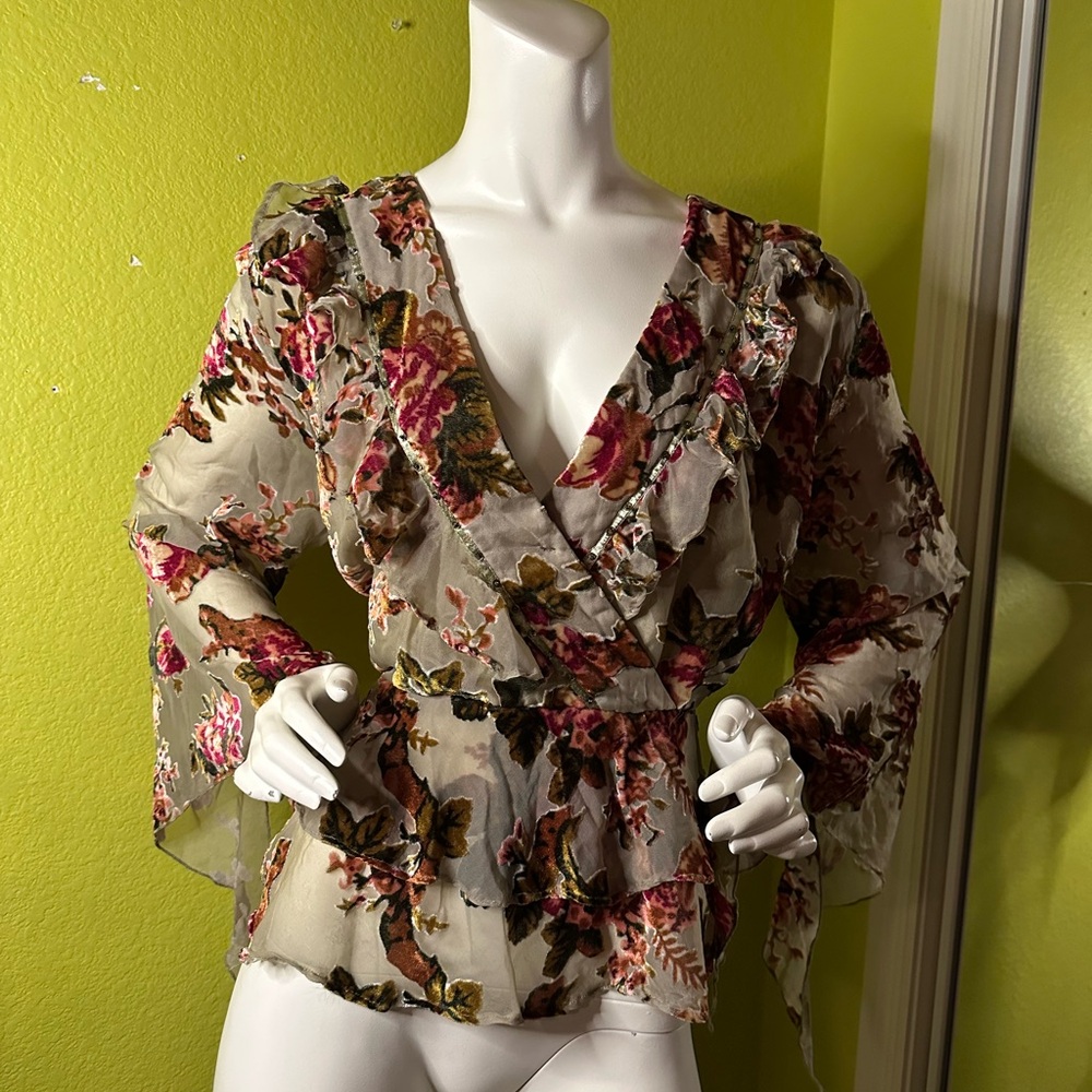 John Paul Richard V-neck Blouse